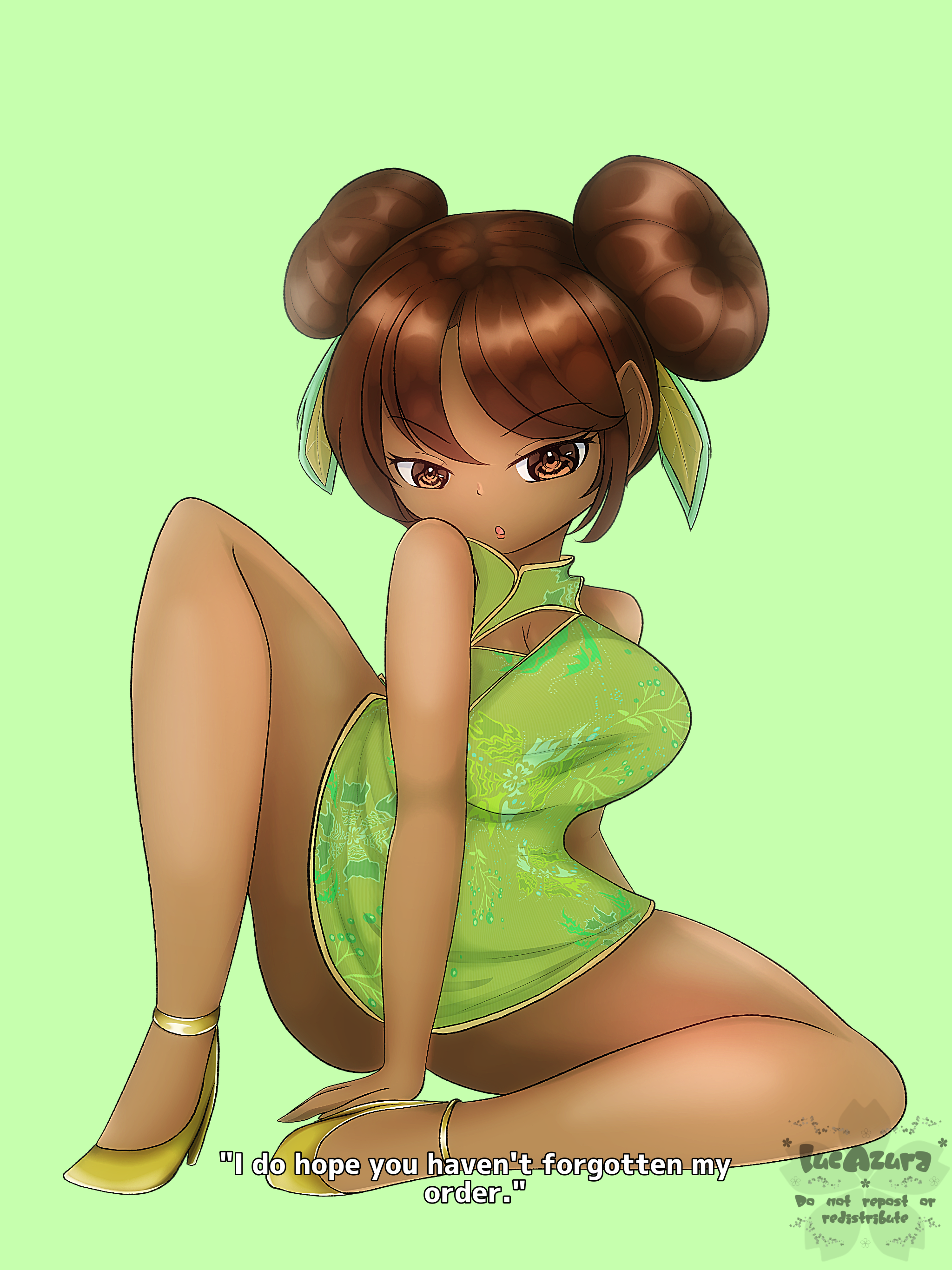 New Year Leafeon Liana